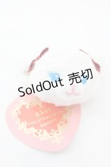 BABY,THE STARS SHINE BRIGHT / ねこくみゃちゃんクリップブローチ  シロ O-25-11-06-029-BA-AC-IG-OS