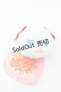 BABY,THE STARS SHINE BRIGHT / ねこくみゃちゃんクリップブローチ  シロ O-25-11-06-029-BA-AC-IG-OS