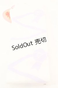 BABY,THE STARS SHINE BRIGHT / レースアップリボン柄オーバーニーソックス  シロ×ラベンダー O-25-11-06-030-BA-ZA-IG-OS