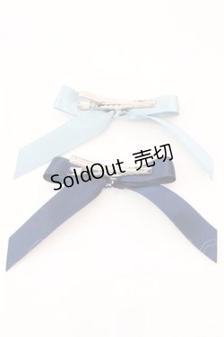 画像2: PINK HOUSE / ロゴリボンブローチ配色セット  ブルー系 O-25-11-06-033-LO-AC-IG-OS