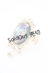 axes femme / 花封入モチーフリング  ゴールド O-25-11-06-038-AX-AC-IG-OS