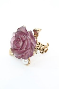 画像1: axes femme / フェイバリットローズリング  パープル O-25-11-06-040-AX-AC-IG-OS