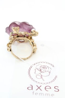 画像2: axes femme / フェイバリットローズリング  パープル O-25-11-06-040-AX-AC-IG-OS