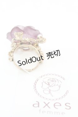 画像2: axes femme / フェイバリットローズリング  パープル O-25-11-06-040-AX-AC-IG-OS