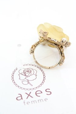 画像2: axes femme / フェイバリットローズリング  イエロー O-25-11-06-041-AX-AC-IG-OS