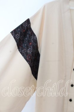 画像2: AXES-X / 小紋柄羽織 L アイボリー O-25-11-07-047-LO-TO-IG-OS