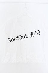 KANEKO ISAO / フロントピンタック半袖ブラウス  シロ O-25-11-07-052-EL-BL-OW-OS