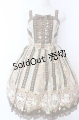 Angelic Pretty / Wonder Partyシャーリングジャンパースカート  ブラウン O-25-11-07-006-AP-OP-IG-OS