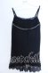画像1: axes femme / 巻き薔薇ビーズ配色キャミソール  クロ O-25-11-07-060-AX-TO-IG-OS (1)