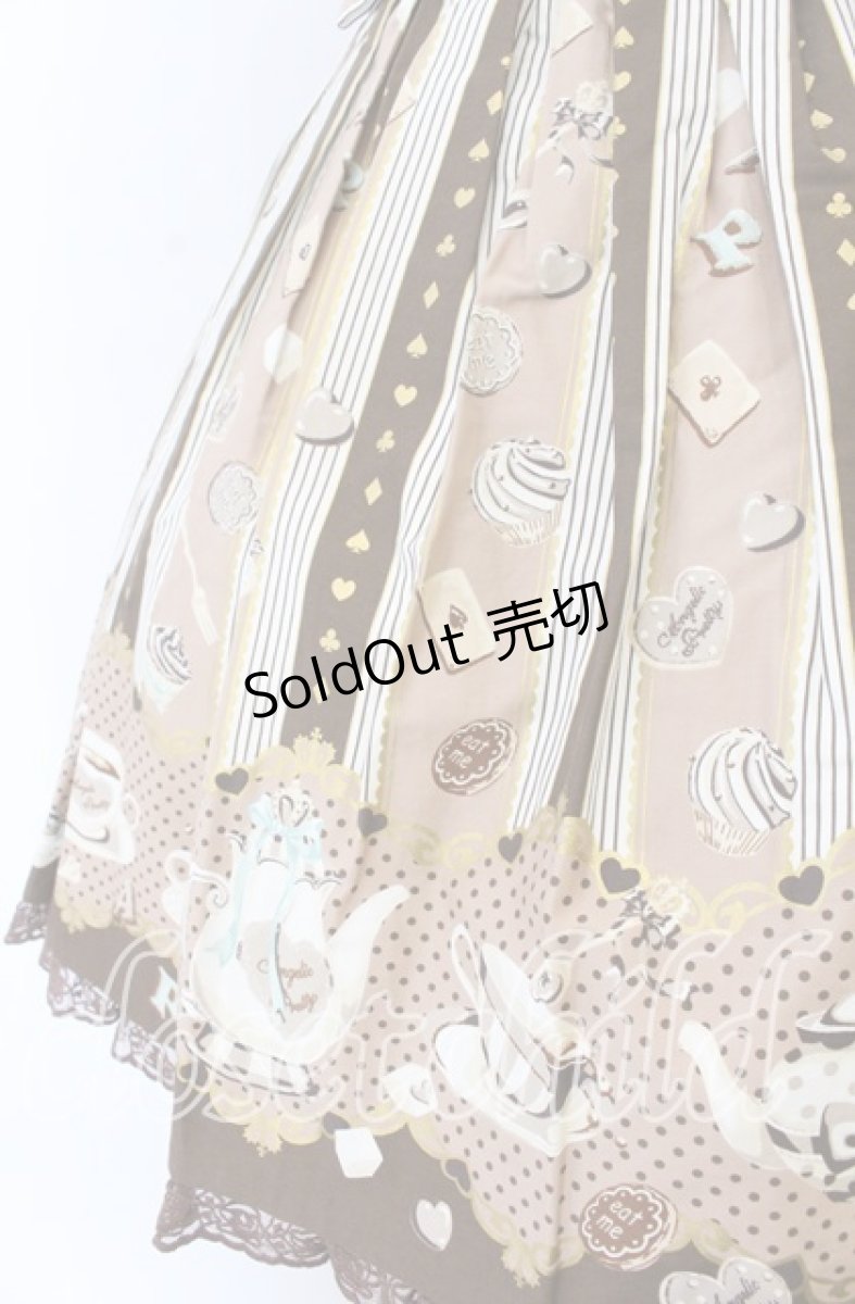 画像3: Angelic Pretty / Wonder Partyシャーリングジャンパースカート  ブラウン O-25-11-07-006-AP-OP-IG-OS (3)