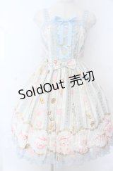 Angelic Pretty / Wonder Partyシャーリングジャンパースカート  サックス O-25-11-07-007-AP-OP-IG-OS