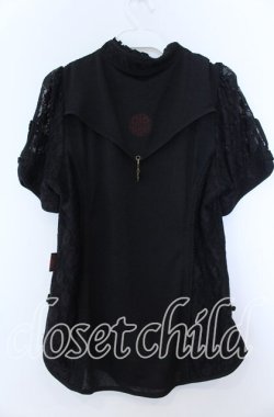 画像2: Ozz oneste / 朧藤プルオーバー  ブラック×レッド O-25-11-07-075-OO-TO-IG-OS