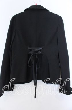 画像2: axes femme / ベストレイヤードジャケット Ｍ クロ O-25-11-07-076-AX-JA-IG-OS