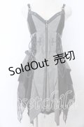Ozz Croce / Garden of Fallen Angel ビスチェワンピース  ブラック O-25-11-07-080-OO-OP-OW-OS