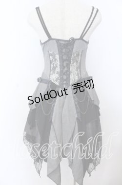 画像3: Ozz Croce / Garden of Fallen Angel ビスチェワンピース  ブラック O-25-11-07-080-OO-OP-OW-OS