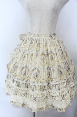 画像1: BABY,THE STARS SHINE BRIGHT / 花柄スカート  アイボリー O-25-11-07-082-BA-SK-OW-OS