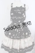 BABY,THE STARS SHINE BRIGHT / ねこ・NEKO・ラプソディー柄エプロンスカート  クロ O-25-11-07-084-BA-SK-OW-OS