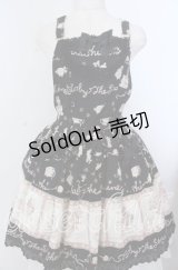 BABY,THE STARS SHINE BRIGHT / ねこ・NEKO・ラプソディー柄エプロンスカート  クロ O-25-11-07-084-BA-SK-OW-OS