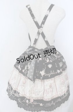 画像3: BABY,THE STARS SHINE BRIGHT / ねこ・NEKO・ラプソディー柄エプロンスカート  クロ O-25-11-07-084-BA-SK-OW-OS