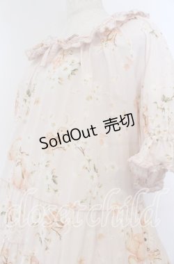 画像2: PINK HOUSE / 桜Teddyプリントミディワンピース  ピンク O-25-11-07-085-LO-OP-IG-OS