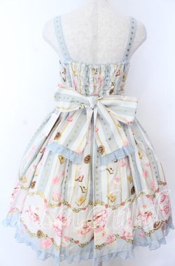 画像4: Angelic Pretty / Wonder Partyシャーリングジャンパースカート  サックス O-25-11-07-007-AP-OP-IG-OS