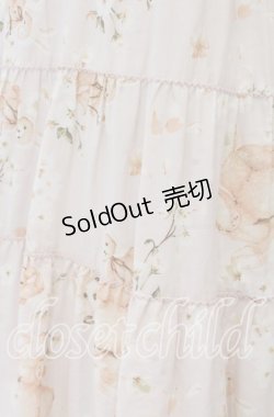 画像3: PINK HOUSE / 桜Teddyプリントミディワンピース  ピンク O-25-11-07-085-LO-OP-IG-OS