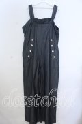 Jane Marple Dans Le Salon / Giza dungaree salopette pants M ネイビー O-25-11-07-088-JM-PA-OW-OS