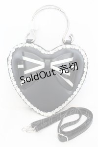 BABY,THE STARS SHINE BRIGHT / リボンハートBag  クロ×シロ O-25-11-07-1004-BA-BG-IG-OS