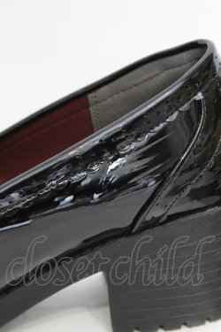 画像5: Amavel / ビジューリボン付ローファーパンプス XL クロ O-25-11-07-1040-CA-BG-OW-OS