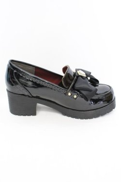 画像7: Amavel / ビジューリボン付ローファーパンプス XL クロ O-25-11-07-1040-CA-BG-OW-OS