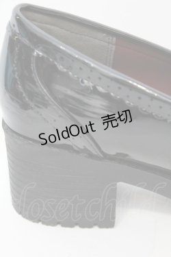 画像8: Amavel / ビジューリボン付ローファーパンプス XL クロ O-25-11-07-1040-CA-BG-OW-ZT1110G