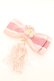 画像1: Amavel /  春花便りのお茶会和風リボンバレッタ  ピンク O-25-11-07-1042-CA-AC-OW-OS (1)