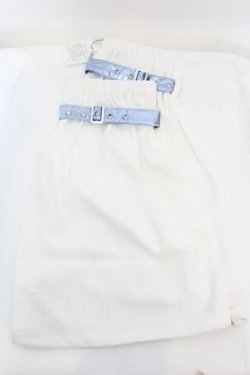 画像1: Jamie エーエヌケー / サイバーレッグウォーマー  シロ×サックス O-25-11-07-1044-LO-ZA-OW-OS