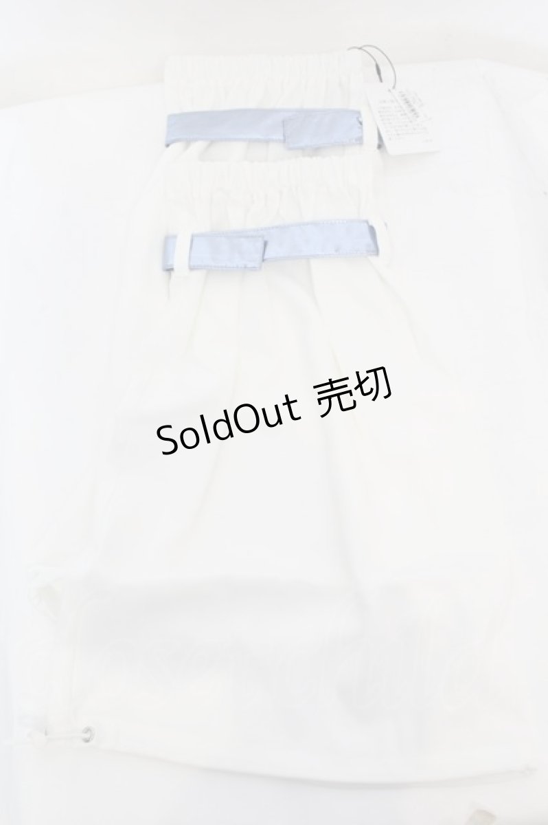 画像3: 【SALE】Jamie エーエヌケー / サイバーレッグウォーマー  シロ×サックス O-25-11-07-1044-LO-ZA-OW-ZT170 (3)