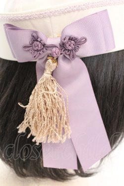 画像2: Amavel / キョンシーチャイナハット  ラベンダー O-25-11-07-1046-CA-AC-OW-OS