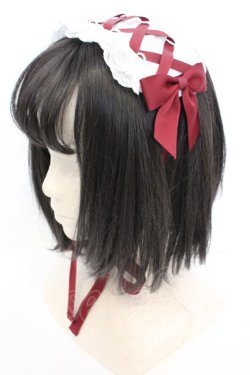 画像1: Amavel / 大正浪漫の夢紀行 ヘッドドレス  シロ×ワイン O-25-11-07-1047-CA-AC-OW-OS