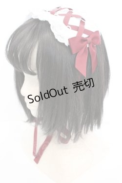 画像1: Amavel / 大正浪漫の夢紀行 ヘッドドレス  シロ×ワイン O-25-11-07-1047-CA-AC-OW-OS
