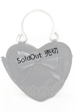 画像1: BABY,THE STARS SHINE BRIGHT / リボンハートBag  クロ O-25-11-07-1048-BA-BG-OW-OS
