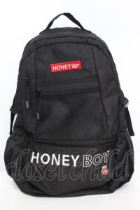 Honey Cinnamon / ロゴバックパック  クロ O-25-11-07-1005-LO-BG-IG-ZT-K012