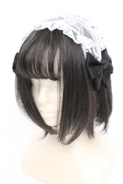 画像1: Ruha Garden / レースカチューシャ  ブラック O-25-11-07-1058-GO-AC-IG-OS