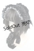 LOLITA他 / シャンタンフリルヘッドドレス  ブラック O-25-11-07-1059-LO-AC-IG-OS