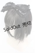【SALE】Moi-meme-Moitie / ローズフォレストレースカチューシャ  ブラック×ホワイト O-25-11-07-1060-MO-AC-IG-ZT171