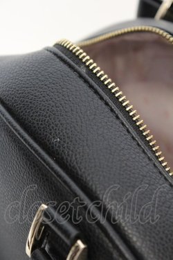 画像3: Maison de FLEUR / 青木 美沙子　Marroncream　リボンボストンバッグ  クロ O-25-11-07-1008-LO-BG-IG-OS