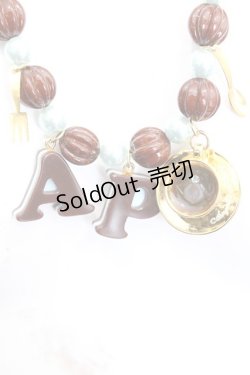 画像1: Angelic Pretty / ロゴチョコレートネックレス  ミントチョコ O-25-11-07-1010-AP-AC-IG-OS