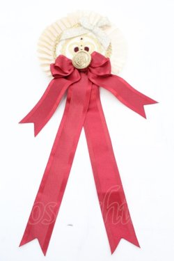 画像1: BABY,THE STARS SHINE BRIGHT / My Dear Baby ロゼッタ  アイボリー×アカ O-25-11-07-1011-BA-AC-IG-OS