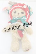 BABY,THE STARS SHINE BRIGHT / いちごになっちゃったくまくみゃちゃんポシェット  ミルクティー O-25-11-07-1002-BA-BG-IG-OS