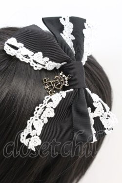 画像2: ALICE and the PIRATES / ロージアノーブルグログランカチューシャ  クロ×シロ O-25-11-07-1014-PA-AC-IG-OS