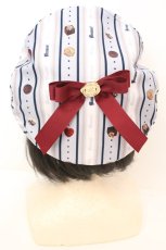 画像2: 【SALE】Amavel / Nounours Chocolatoryベレー帽  ブルー O-25-11-07-1015-CA-AC-OW-ZT087 (2)
