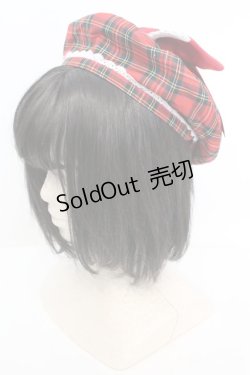 画像1: BABY,THE STARS SHINE BRIGHT / タータンチェックベレー  アカ O-25-11-07-1016-BA-AC-IG-OS