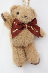 Maison de FLEUR / 店舗限定 ベアチャーム  ブラウンリボン O-25-11-07-1021-LO-ZA-IG-OS